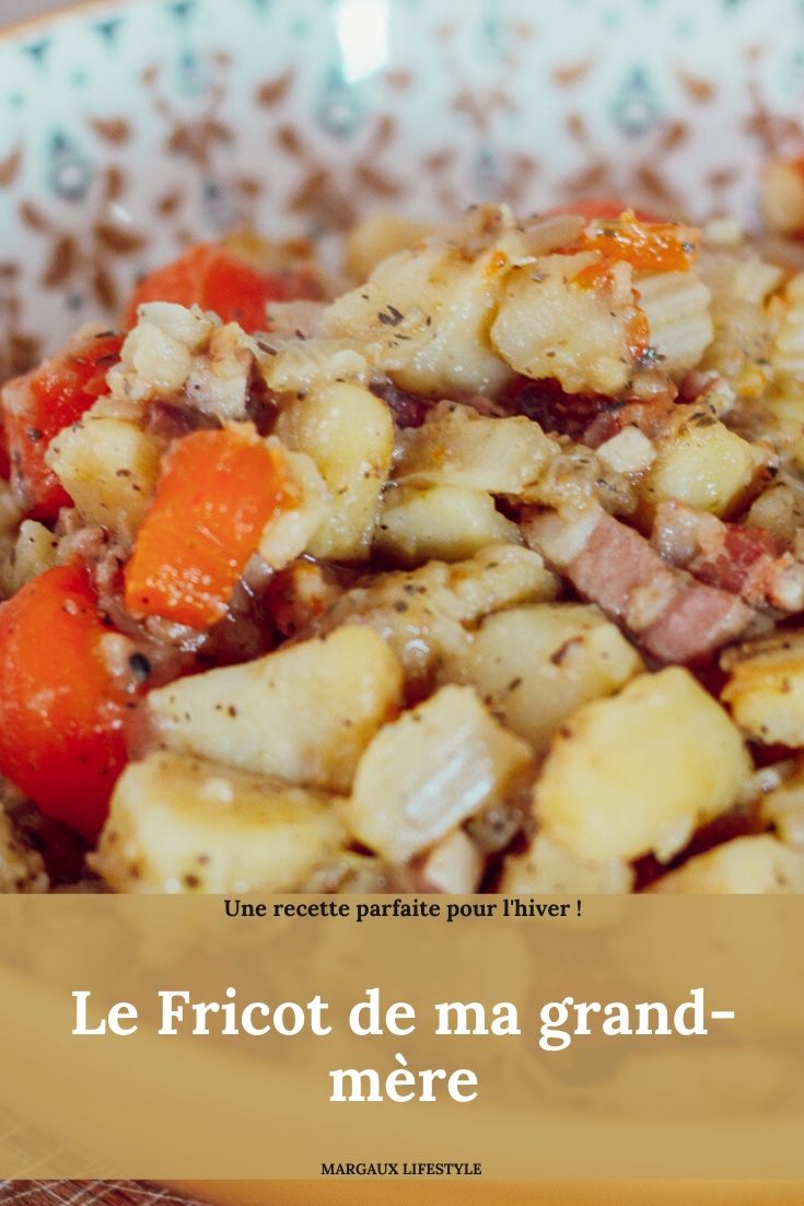 à base de célerie, de pommes de terre et de carottes; le fricot est une recette idéale pour l'hiver