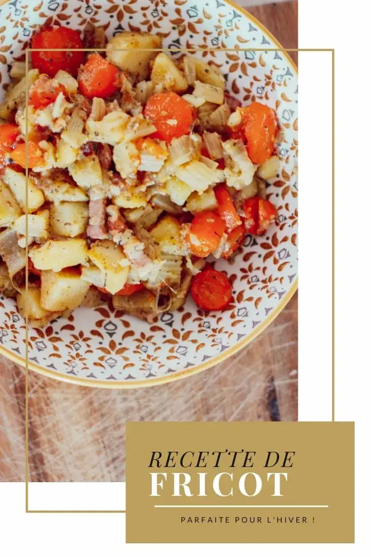 à base de célerie, de pommes de terre et de carottes; le fricot est une recette idéale pour l'hiver