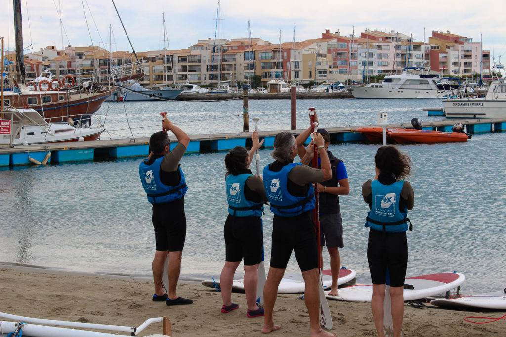mettre la pagaie à la bonne taille avant de partir en stand-up paddle