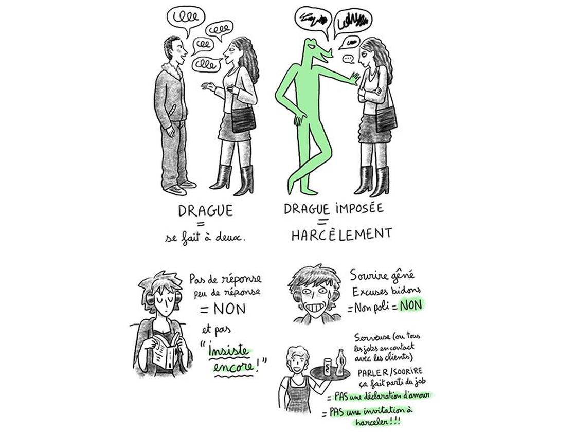 harcèlement sexuel - drague lourde