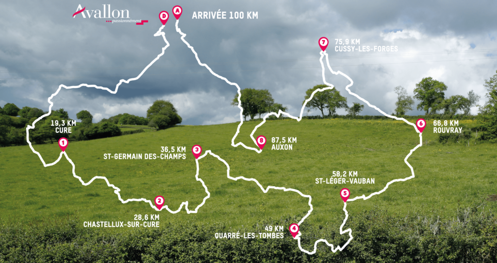 Parcours de l'OXFAM TrailWalker 2018