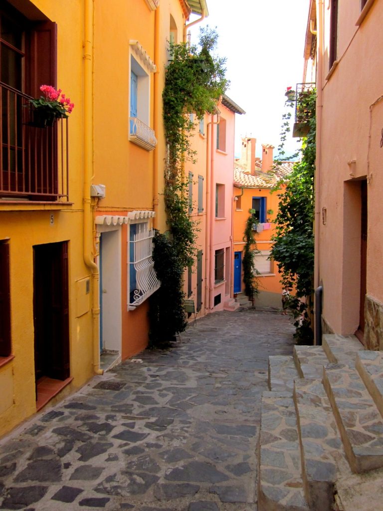 les rues colorées de Collioure