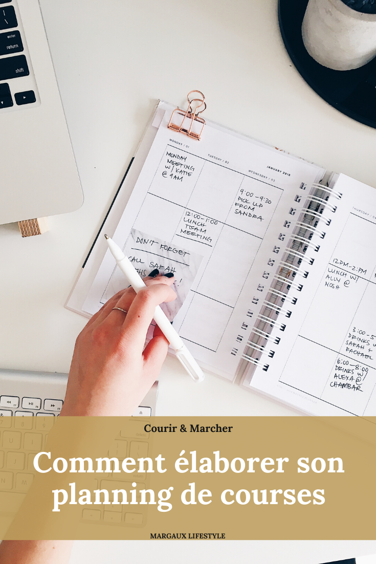 Comment élaborer son planning de courses 2