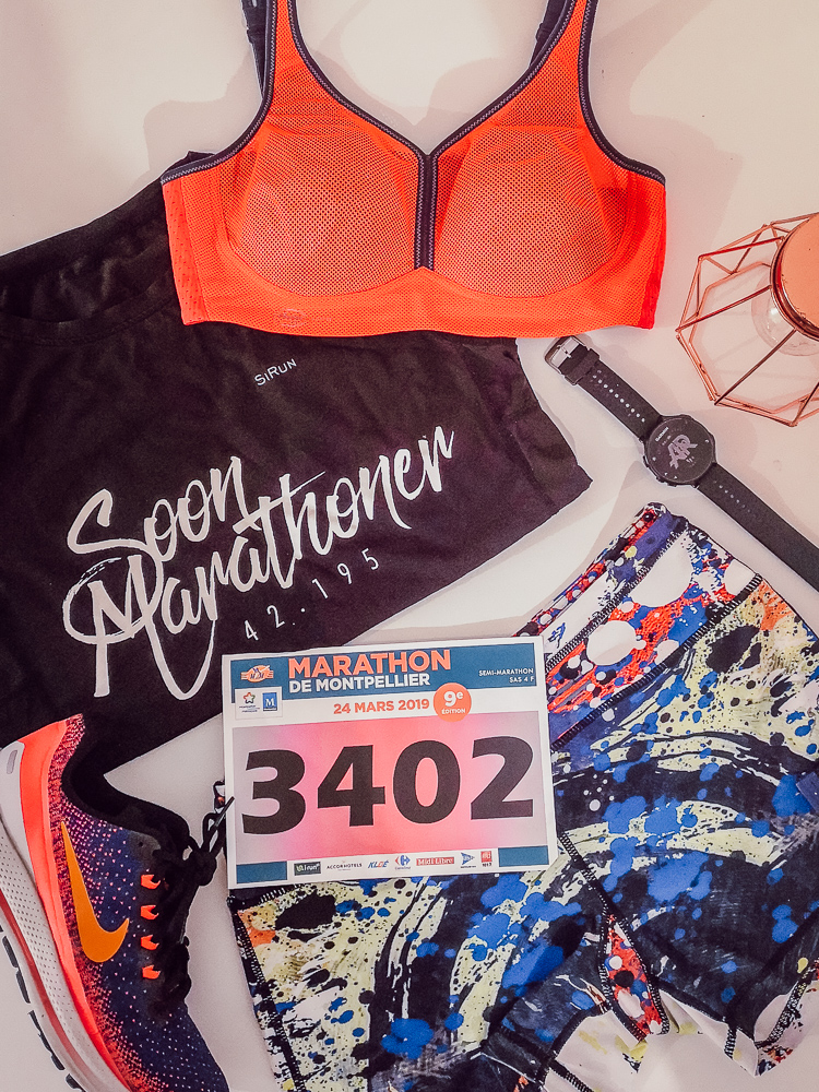 ma tenue sur le semi-marathon de montpellier