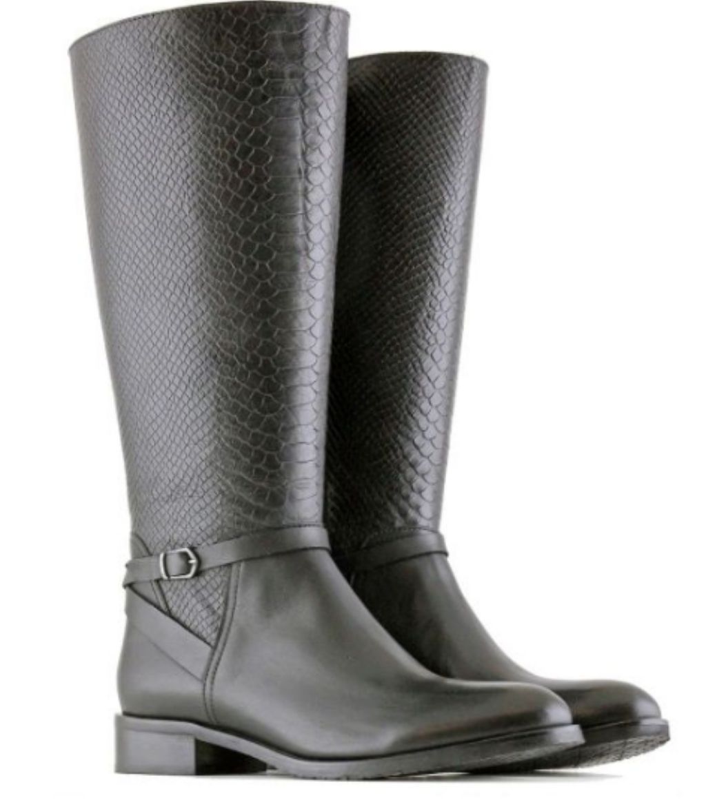 bottes cuir femme gros mollets