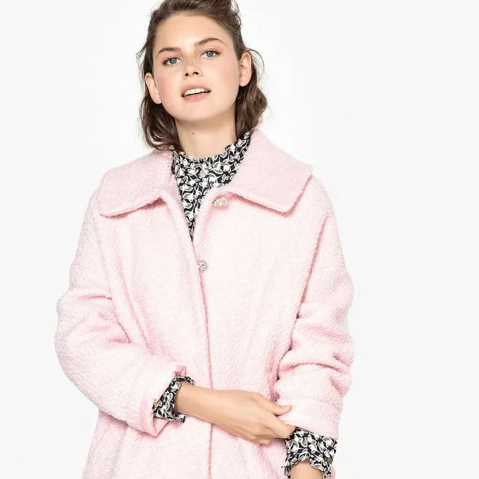 Manteau Rose La Redoute Court