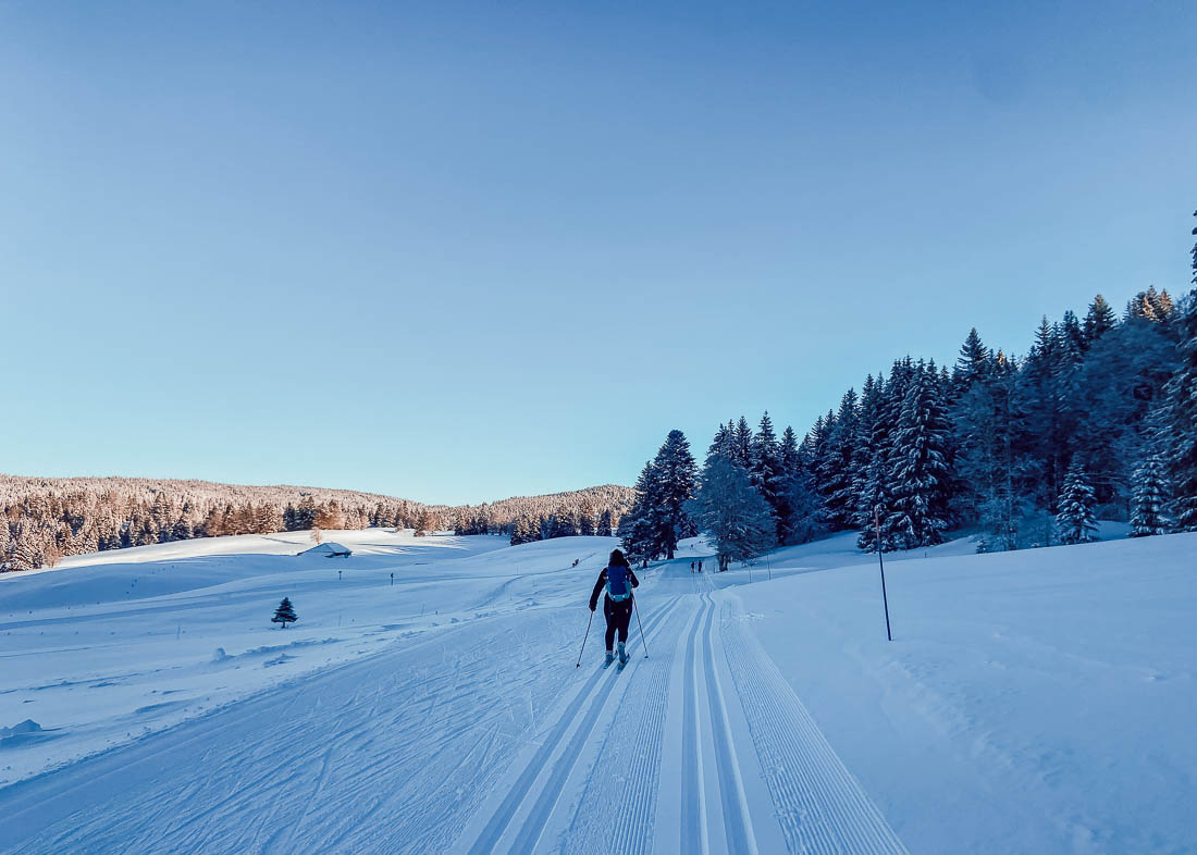 pays de gex - ski de fond à la vattay-15