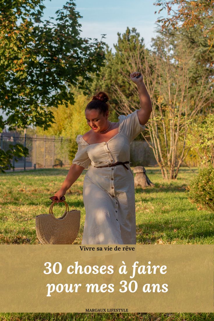 30 choses à faire pour mes 30 ans 2