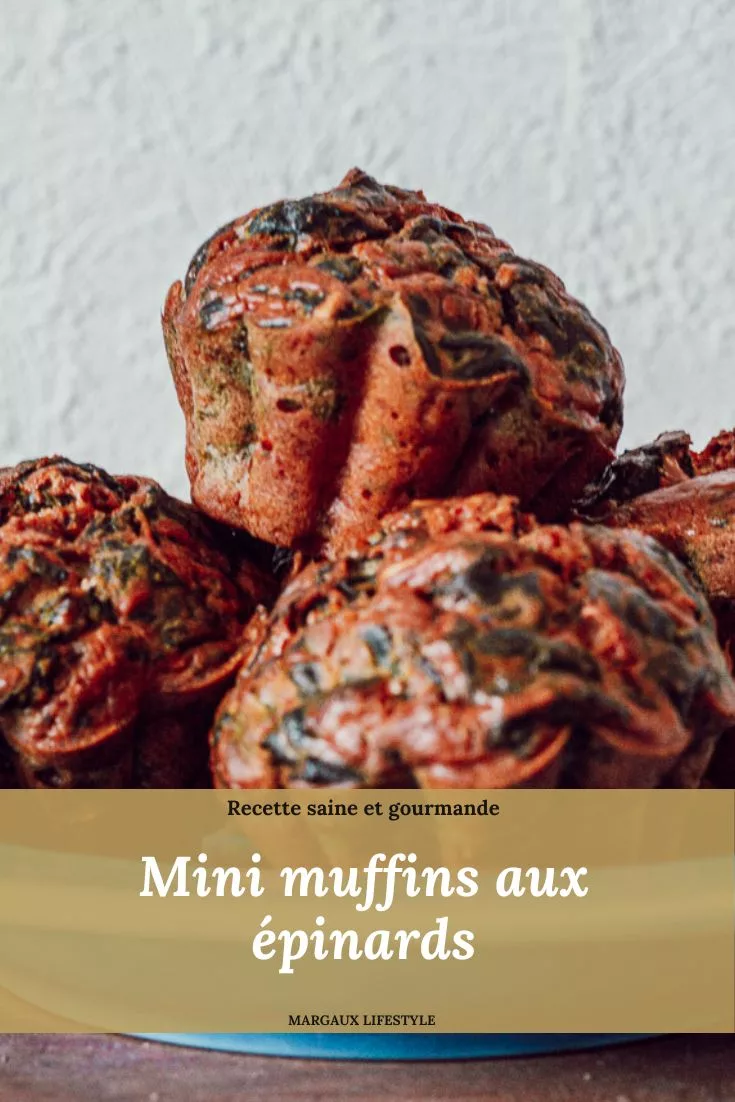 Aujourd'hui, je te parle ma recette pour réaliser de délicieux mini muffins aux épinards. Une recette à la fois simple, saine et gourmande qui ravira tous les estomacs !