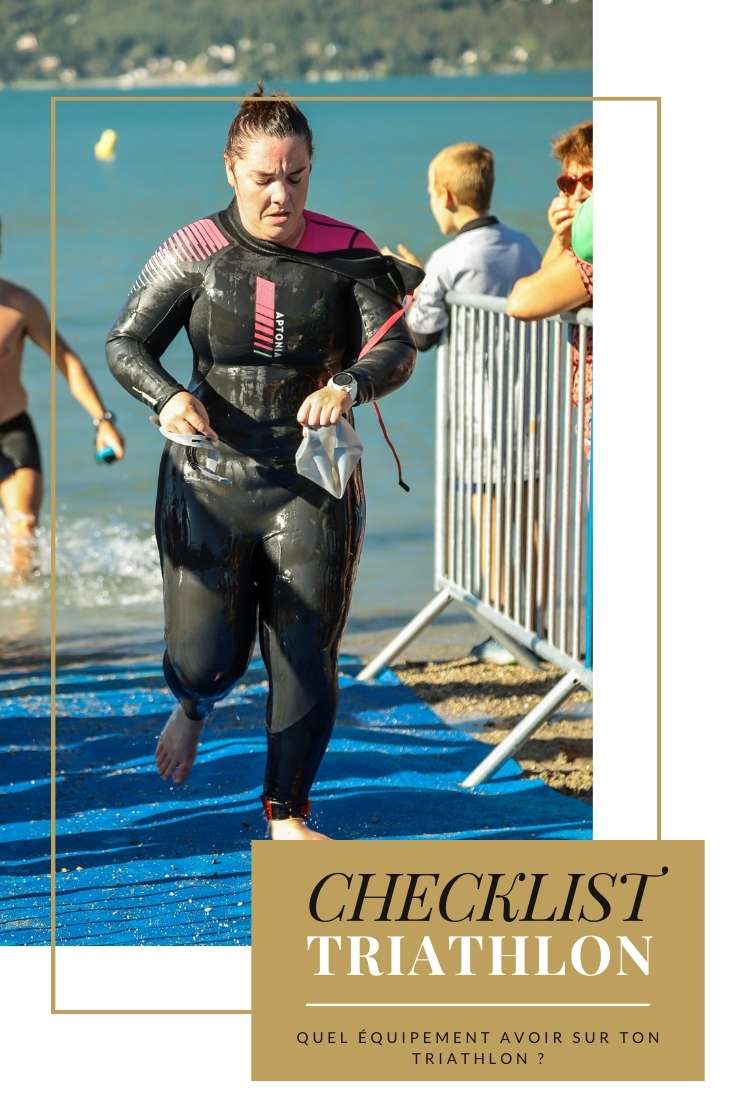 la checklist du triathlète - quel équipement avoir sur son triathlon 1