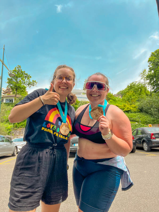 Après deux triathlons S au mois de Mai, il est temps de passer à l'étape supérieure avec le Triathlon M de Thonon les Bains. Un triathlon au parcours vélo assez relevé. C'est parti ? 