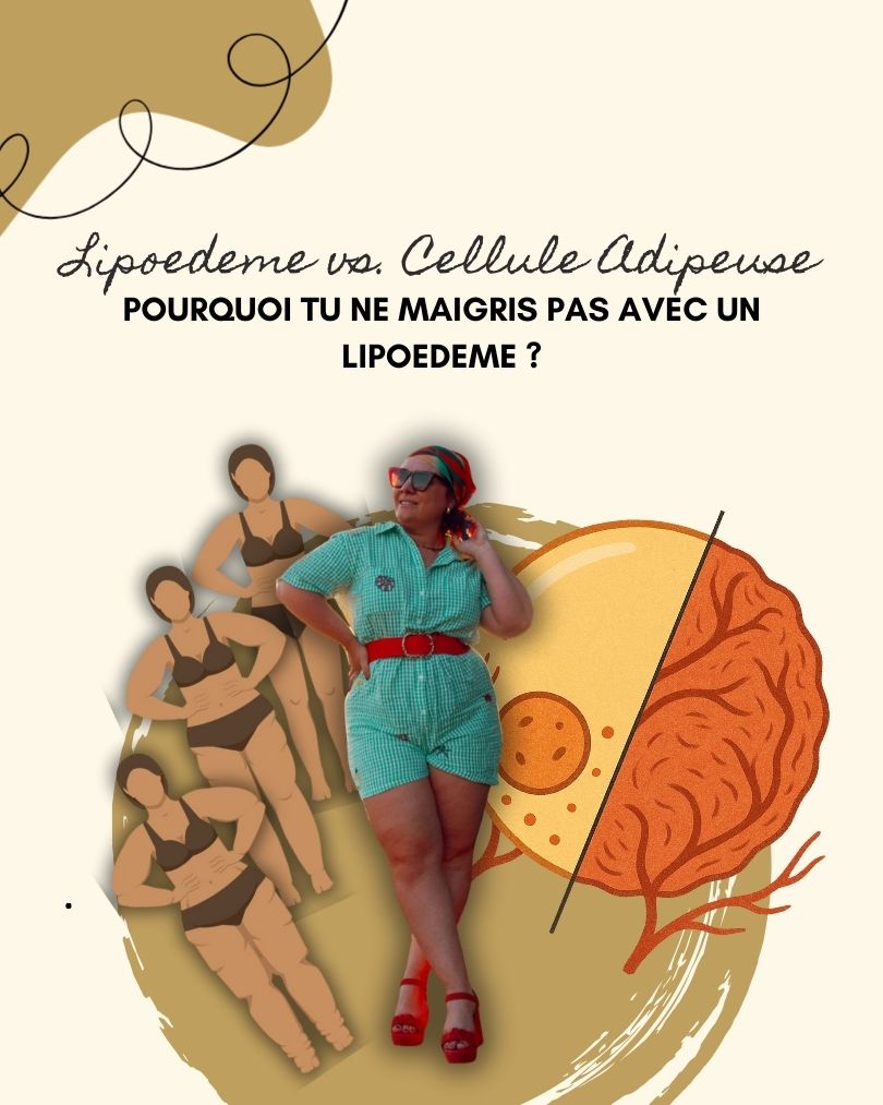 Le lipoedème est une maladie chronique qui provoque une accumulation anormale et symétrique de graisse, le plus souvent sur les jambes et parfois les bras, sans toucher les mains ni les pieds. Contrairement à une prise de poids classique, cette graisse est douloureuse, résistante aux régimes et influencée par les hormones, en particulier lors de la puberté, de la grossesse ou de la ménopause. Souvent confondu avec de l’obésité ou de la cellulite, le lipœdème est pourtant une pathologie à part entière qui nécessite un diagnostic et une prise en charge adaptés.