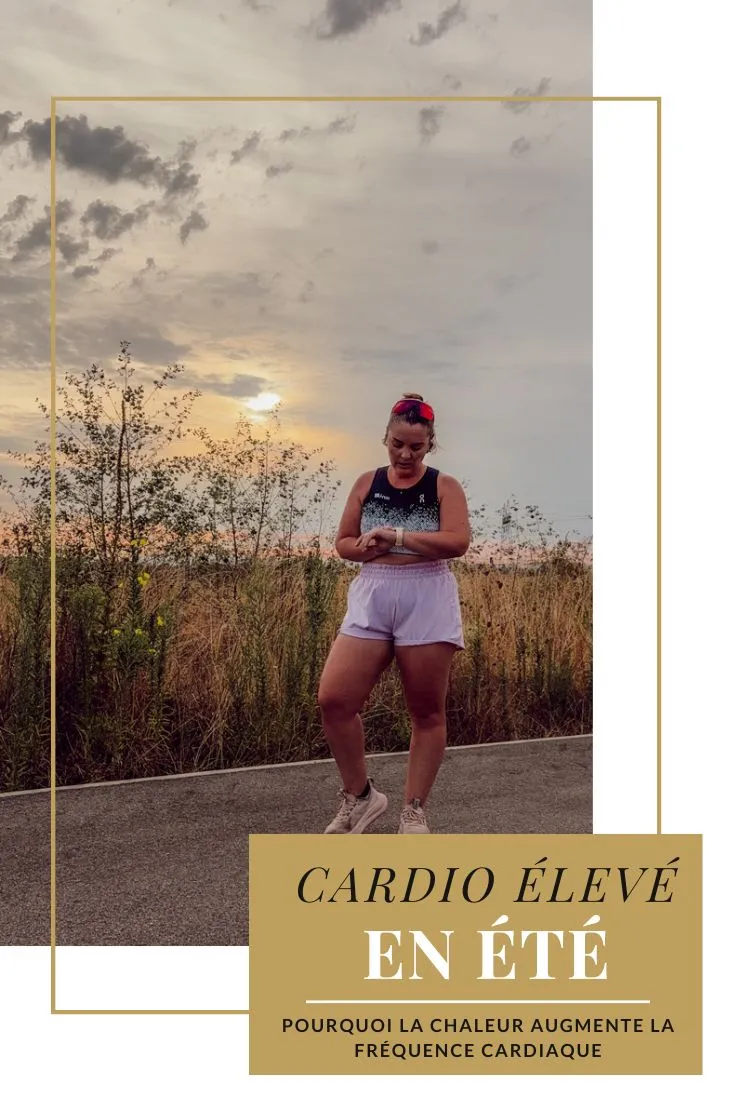 Quand les températures grimpent, il est fréquent d'avoir un cardio plus élevé en courant, même sans augmenter son allure. La chaleur oblige ton organisme à fournir un effort supplémentaire pour réguler sa température, ce qui entraîne naturellement une augmentation de la fréquence cardiaque et peut accentuer la dérive cardiaque au fil de la séance. Cela ne signifie pas forcément que tu régresses : en été, ralentir permet souvent de conserver la bonne intensité d'entraînement malgré la chaleur.
