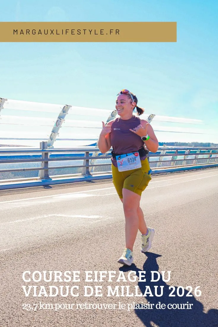 J’ai participé à la Course Eiffage du Viaduc de Millau 2026, une épreuve de 23,7 km et 450 m de D+ avec un aller-retour sur le célèbre Viaduc de Millau. Pour ma troisième participation, je t’emmène avec moi sur le parcours, de la montée vers le Viaduc jusqu’à la ligne d’arrivée, en passant par les ravitaillements et les principales difficultés. Je partage également mon ressenti, ma gestion de course et mon avis sur cette épreuve aussi exigeante que spectaculaire.