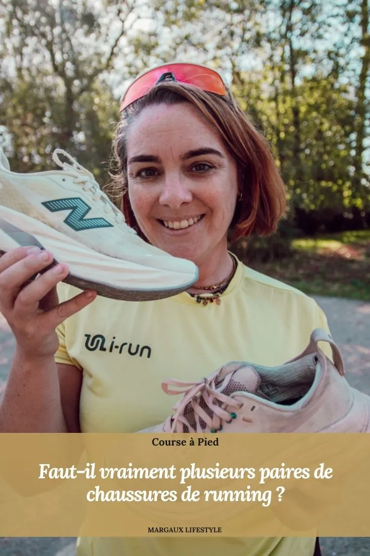 Avoir plusieurs paires de chaussures de running permet d’adapter ses chaussures aux différents types d’entraînement et de varier les sensations d’une séance à l’autre. Une rotation de chaussures de running peut notamment associer une paire polyvalente et confortable pour l’endurance à un modèle plus dynamique pour les séances rapides, ou à des chaussures adaptées à un terrain différent. Mais multiplier les paires n’est pas indispensable : l’intérêt d’une rotation apparaît surtout lorsque chaque chaussure répond à un besoin spécifique que les autres couvrent moins bien.